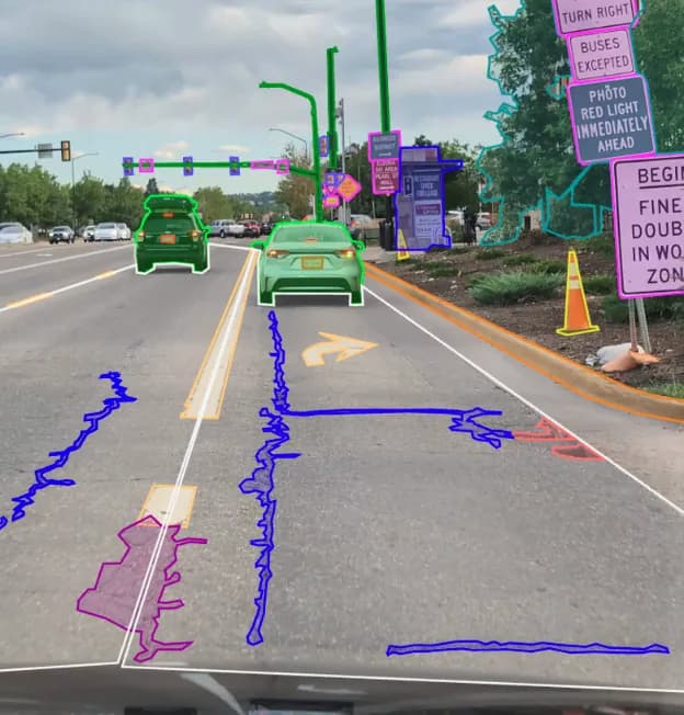 Arterial roadway detection visualization